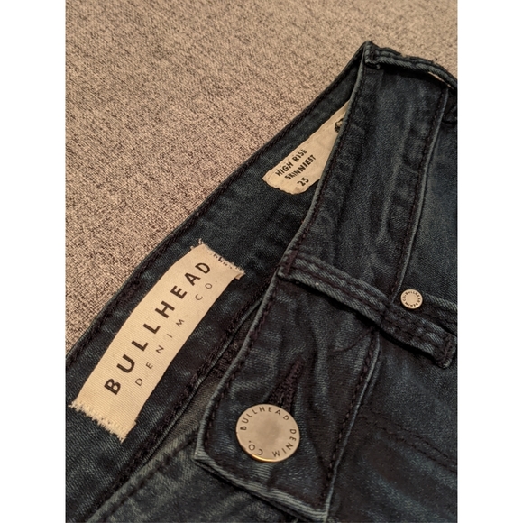 Dark blue super skinny & stretchy jeans, size 25 - Picture 3 of 3